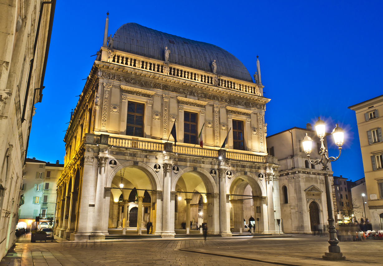 Loggia Square, Brescia, Italy